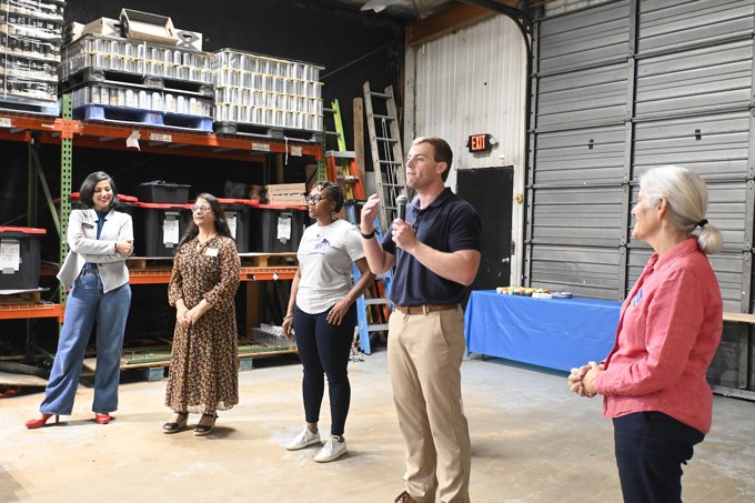 Together at the Wake Dems event at the October 2026 Wake Dems event