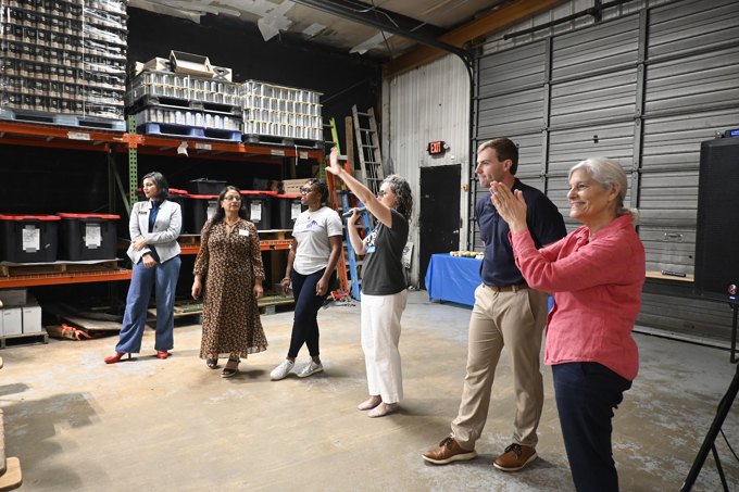 A moment of appreciation at the October 2026 Wake Dems event